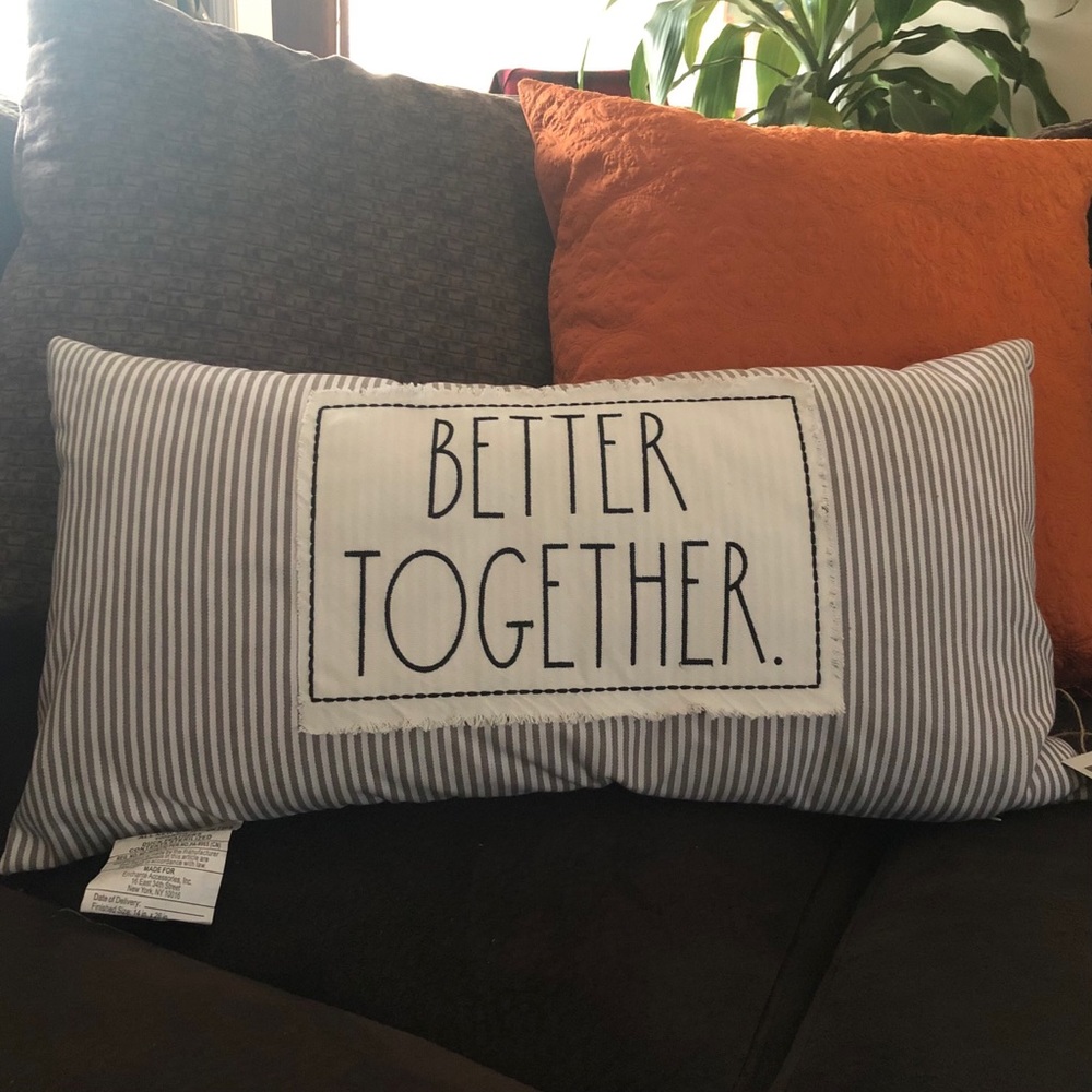 🔹SOLD🔹Rae Dunn Better Together Pillow